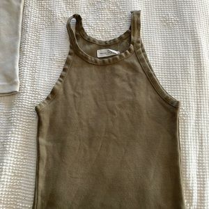 imogene + willie tank, olive
